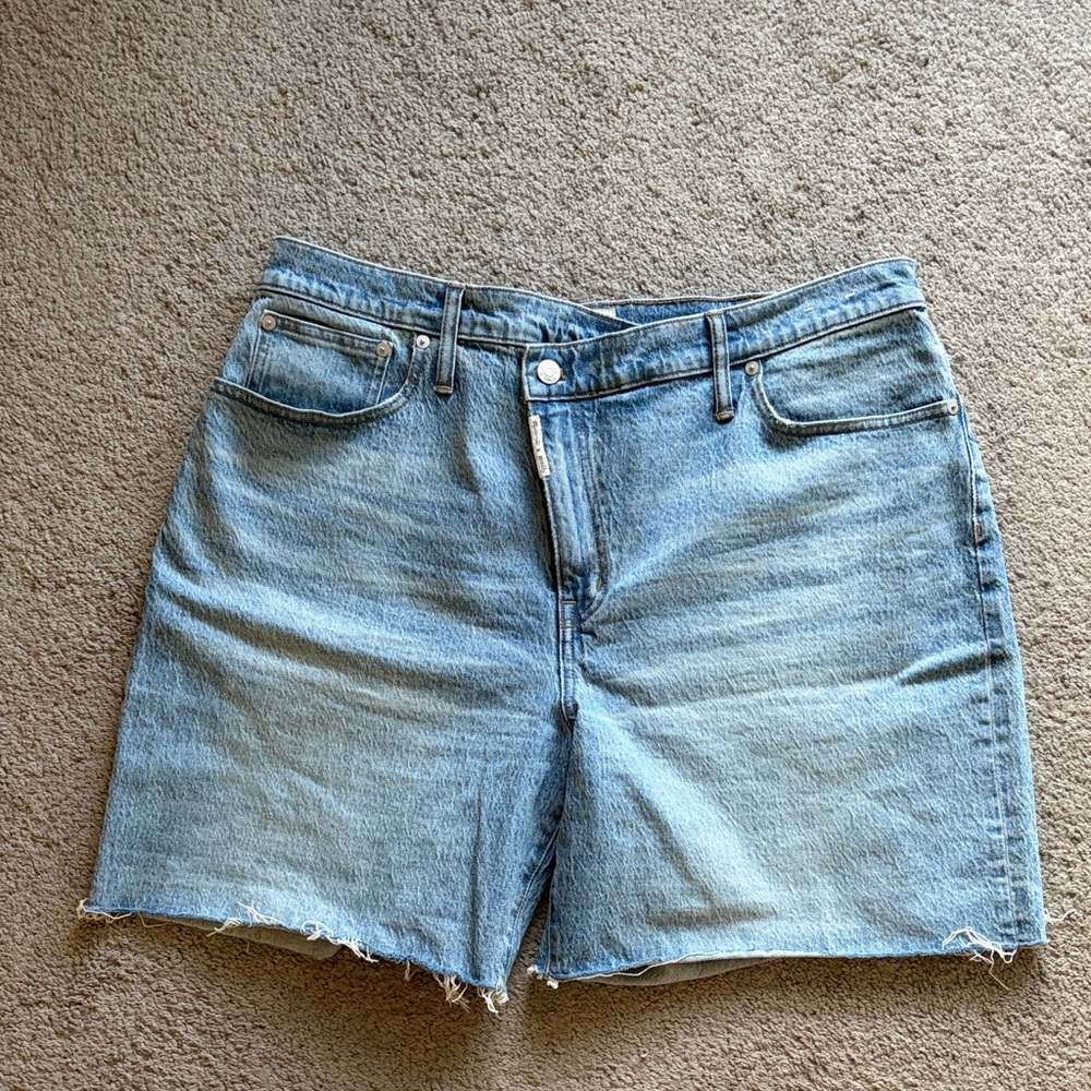 Madewell Light Blue Jean Shorts